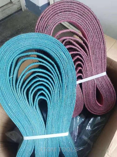 WA 3-Pack Surface Preparation Sanding Belts – 1x30 Inch Non-Woven Conditioning Belts (Coarse, Medium, Fine)